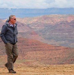 Interior Secretary Ryan Zinke at the Grand Staircase-Escalante National Monument in Utah on May 17, 2017. The monument's status is under review.