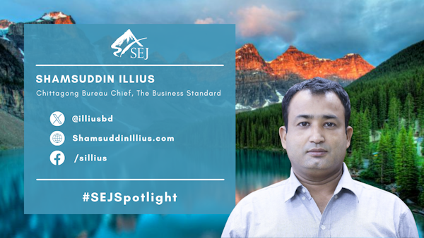 #SEJSpotlight graphic for Shamsuddin Illius